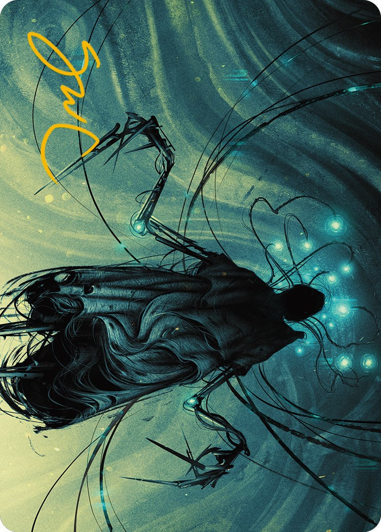 Ichor Synthesizer Art Card (Gold-Stamped Signature) [Phyrexia: All Will Be One Art Series] | Lots Moore NSW