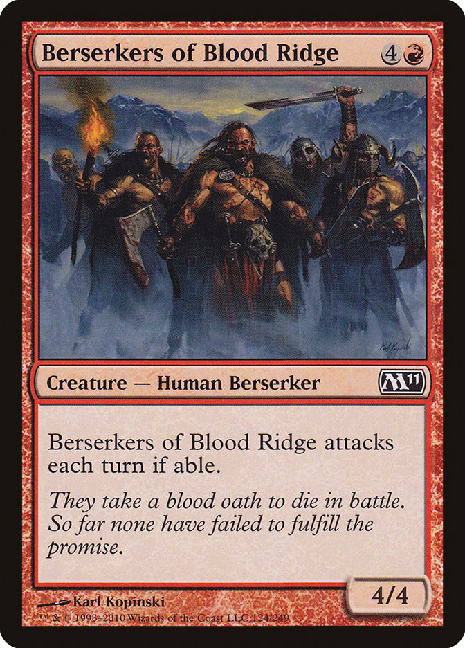 Berserkers of Blood Ridge [Magic 2011] | Lots Moore NSW