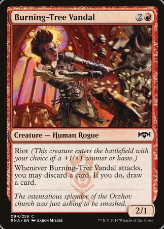 Burning-Tree Vandal [Ravnica Allegiance] | Lots Moore NSW