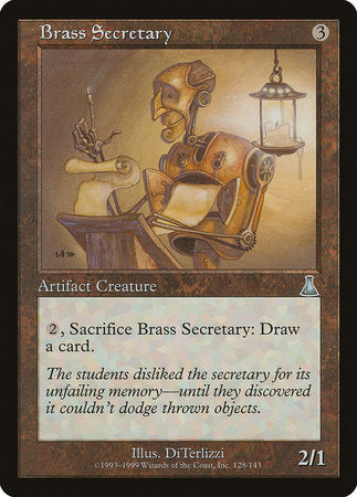 Brass Secretary [Urza's Destiny] | Lots Moore NSW