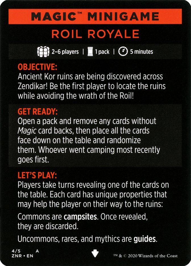 Roil Royale (Magic Minigame) [Zendikar Rising Minigame] | Lots Moore NSW