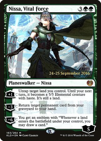 Nissa, Vital Force [Kaladesh Promos] | Lots Moore NSW