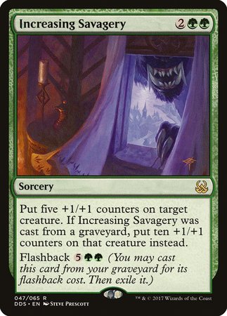 Increasing Savagery [Duel Decks: Mind vs. Might] | Lots Moore NSW