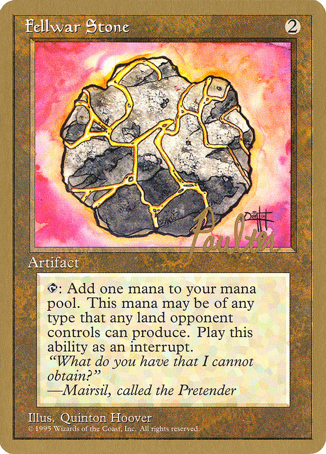 Fellwar Stone (Preston Poulter) [Pro Tour Collector Set] | Lots Moore NSW