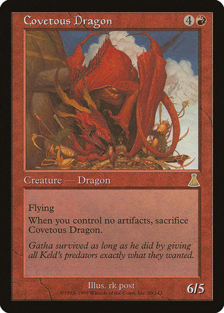 Covetous Dragon [Urza's Destiny] | Lots Moore NSW