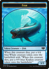 Fish // Zombie (011/036) Double-sided Token [Commander 2014 Tokens] | Lots Moore NSW