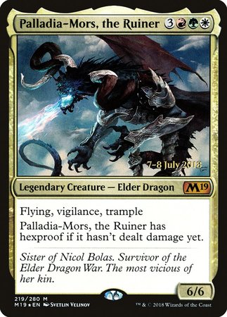 Palladia-Mors, the Ruiner [Core Set 2019 Promos] | Lots Moore NSW