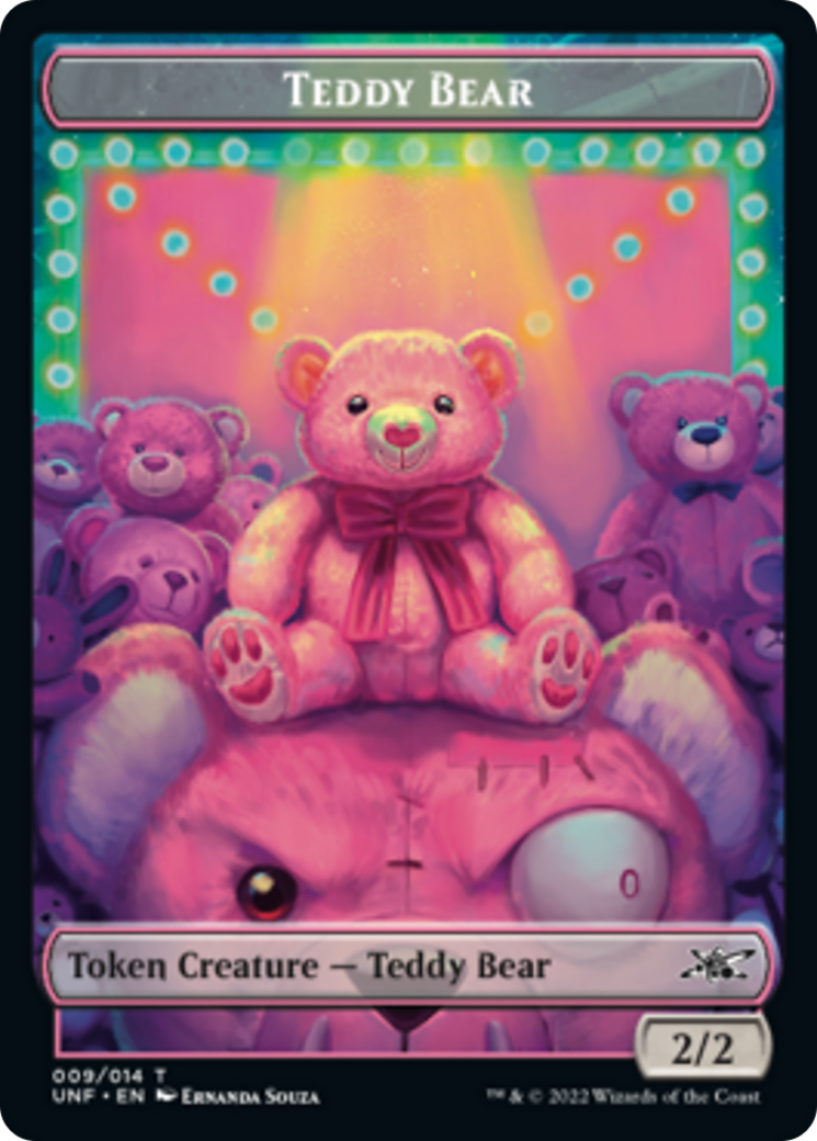 Teddy Bear // Storm Crow Double-sided Token [Unfinity Tokens] | Lots Moore NSW