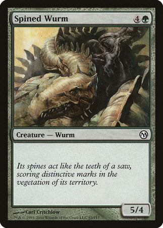 Spined Wurm [Duels of the Planeswalkers] | Lots Moore NSW