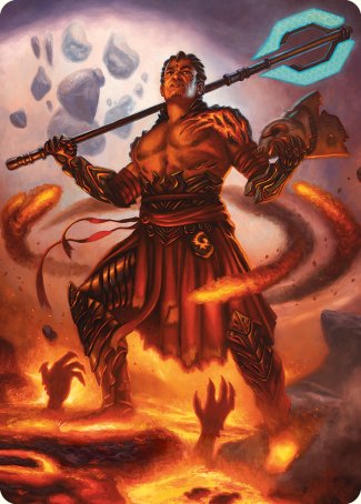 Koth, Fire of Resistance Art Card [Phyrexia: All Will Be One Art Series] | Lots Moore NSW