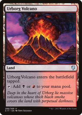 Urborg Volcano [Commander 2017] | Lots Moore NSW