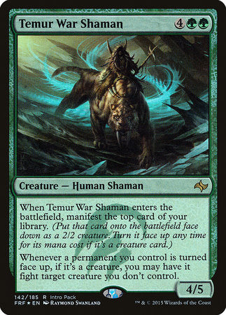 Temur War Shaman [Fate Reforged Promos] | Lots Moore NSW