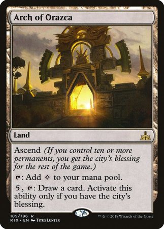 Arch of Orazca [Rivals of Ixalan] | Lots Moore NSW