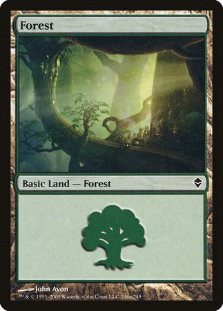 Forest (246a) [Zendikar] | Lots Moore NSW