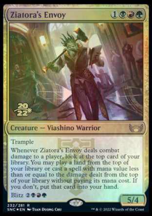 Ziatora's Envoy [Streets of New Capenna Prerelease Promos] | Lots Moore NSW