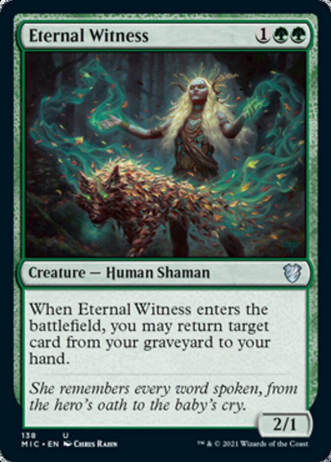 Eternal Witness [Innistrad: Midnight Hunt Commander] | Lots Moore NSW