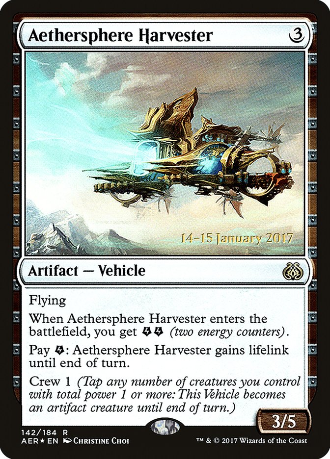 Aethersphere Harvester  [Aether Revolt Prerelease Promos] | Lots Moore NSW