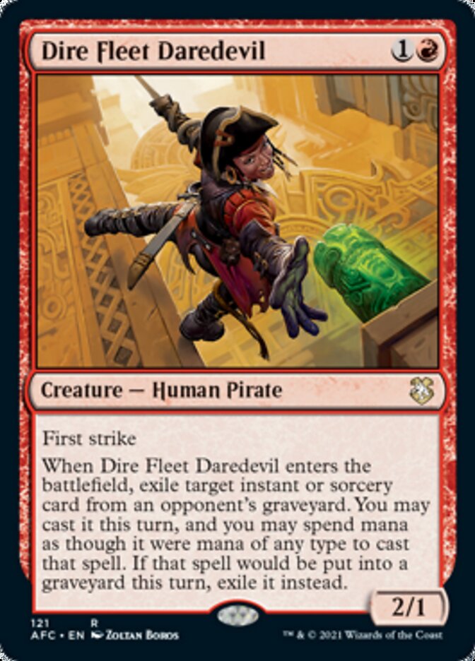 Dire Fleet Daredevil [Dungeons & Dragons: Adventures in the Forgotten Realms Commander] | Lots Moore NSW