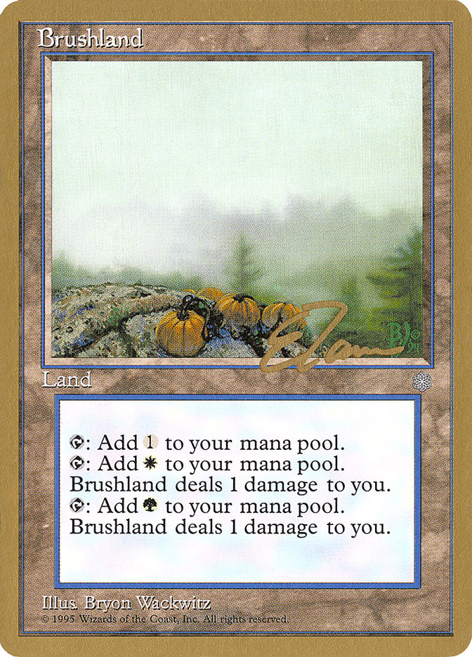 Brushland (Eric Tam) [Pro Tour Collector Set] | Lots Moore NSW