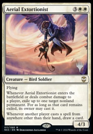 Aerial Extortionist (Promo Pack) [Streets of New Capenna Commander Promos] | Lots Moore NSW