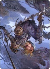 Blackbloom Rogue Art Card [Zendikar Rising Art Series] | Lots Moore NSW