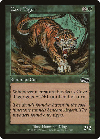 Cave Tiger [Urza's Saga] | Lots Moore NSW