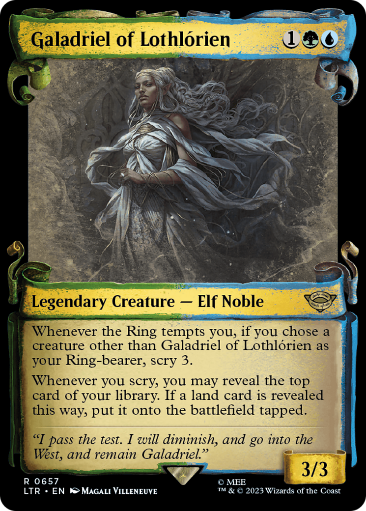 Galadriel of Lothlorien [The Lord of the Rings: Tales of Middle-Earth Showcase Scrolls] | Lots Moore NSW