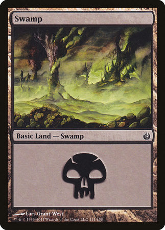 Swamp (151) [Mirrodin Besieged] | Lots Moore NSW