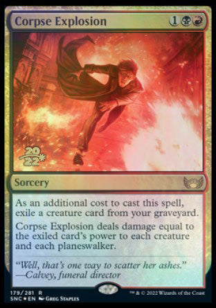 Corpse Explosion [Streets of New Capenna Prerelease Promos] | Lots Moore NSW