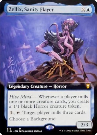 Zellix, Sanity Flayer (Extended Art) [Commander Legends: Battle for Baldur's Gate] | Lots Moore NSW