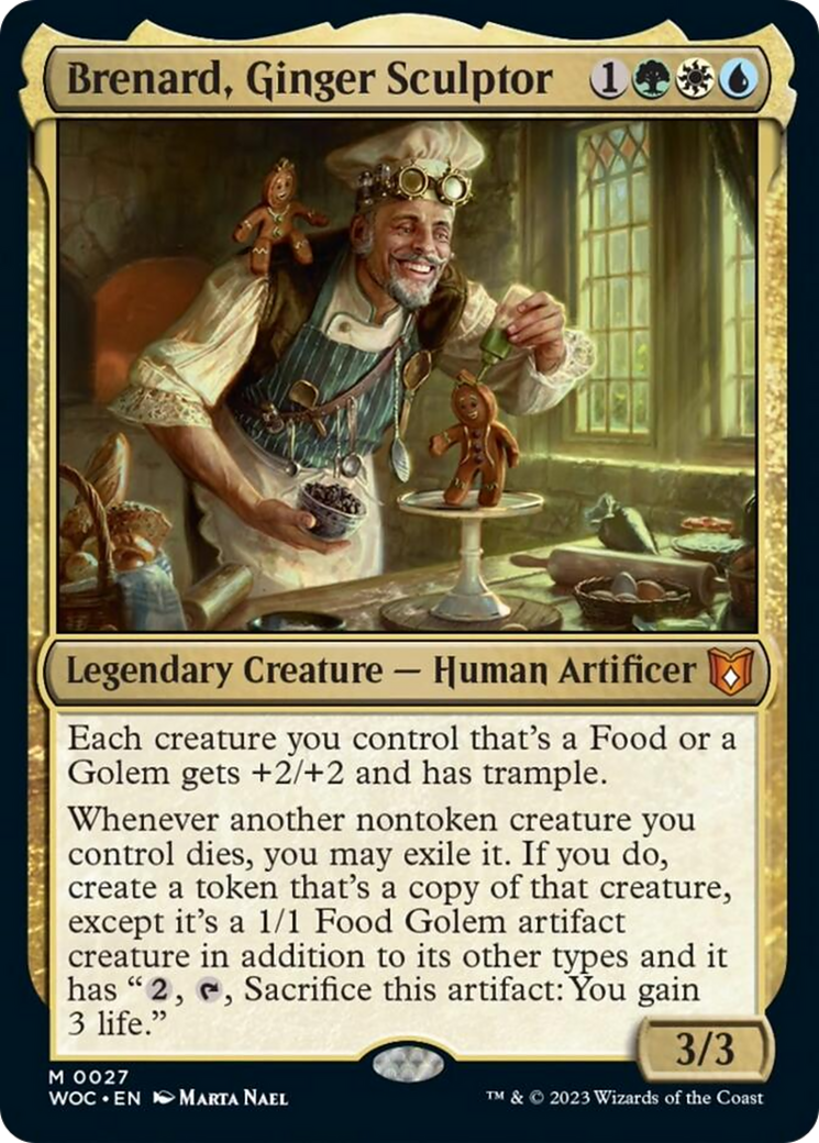 Brenard, Ginger Sculptor [Wilds of Eldraine Commander] | Lots Moore NSW