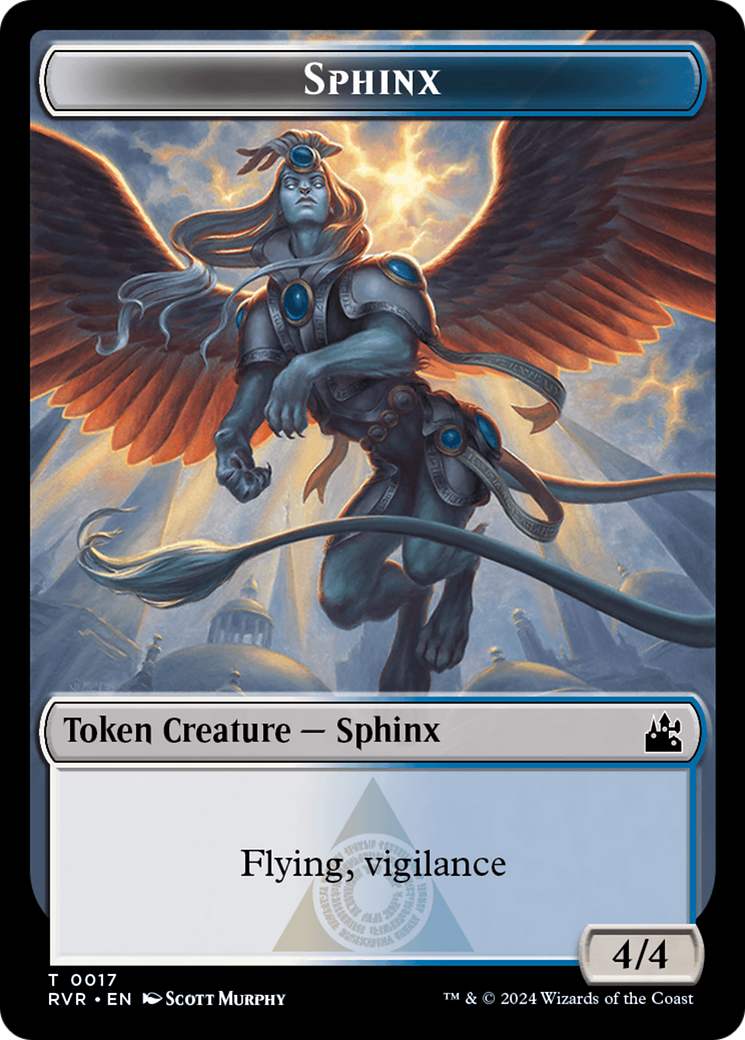 Bird // Sphinx Double-Sided Token [Ravnica Remastered Tokens] | Lots Moore NSW