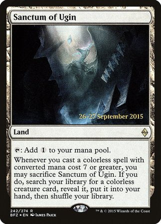 Sanctum of Ugin [Battle for Zendikar Promos] | Lots Moore NSW