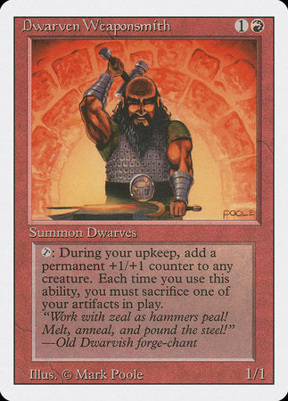 Dwarven Weaponsmith [Revised Edition] | Lots Moore NSW