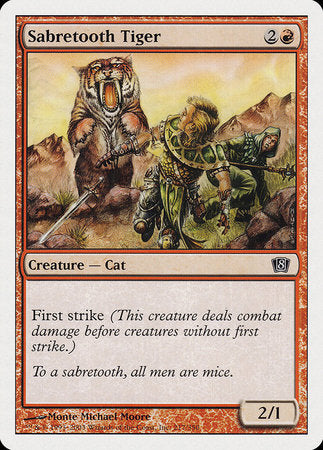 Sabretooth Tiger [Eighth Edition] | Lots Moore NSW