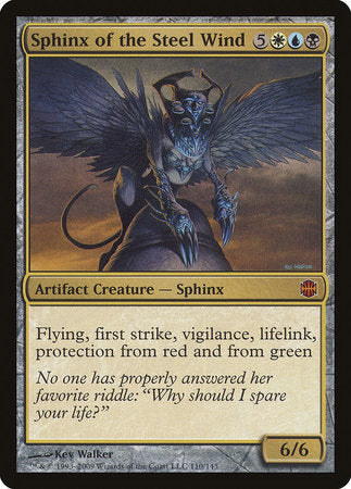 Sphinx of the Steel Wind [Alara Reborn] | Lots Moore NSW