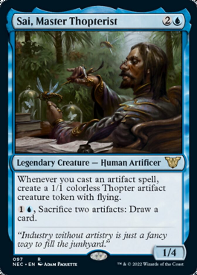 Sai, Master Thopterist [Kamigawa: Neon Dynasty Commander] | Lots Moore NSW