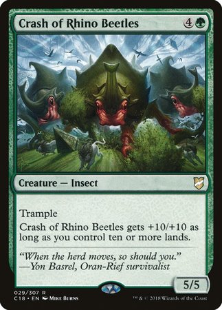 Crash of Rhino Beetles [Commander 2018] | Lots Moore NSW