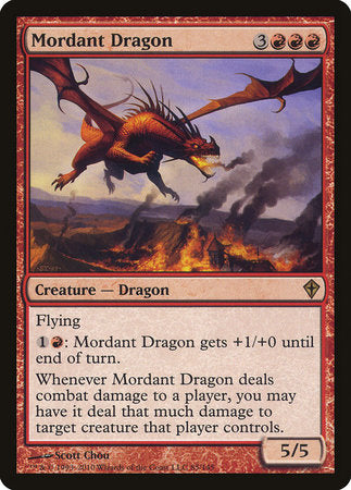 Mordant Dragon [Worldwake] | Lots Moore NSW
