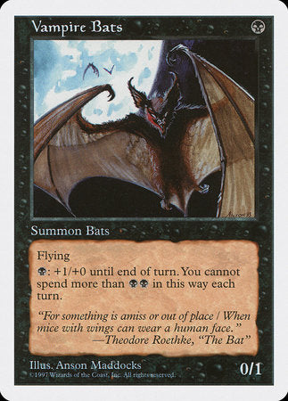 Vampire Bats [Fifth Edition] | Lots Moore NSW