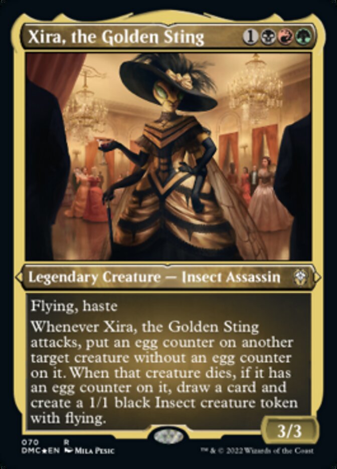 Xira, the Golden Sting (Foil Etched) [Dominaria United Commander] | Lots Moore NSW