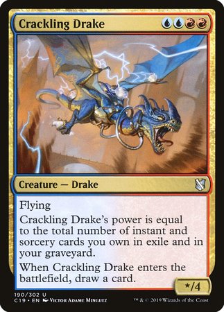 Crackling Drake [Commander 2019] | Lots Moore NSW