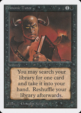 Demonic Tutor [Unlimited Edition] | Lots Moore NSW