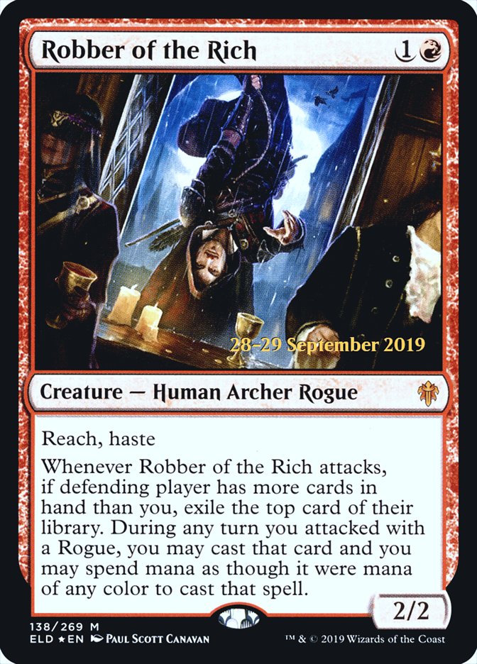 Robber of the Rich  [Throne of Eldraine Prerelease Promos] | Lots Moore NSW