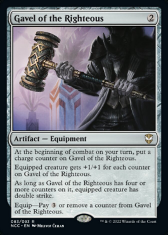 Gavel of the Righteous [Streets of New Capenna Commander] | Lots Moore NSW