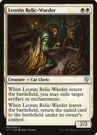 Leonin Relic-Warder [Commander 2017] | Lots Moore NSW