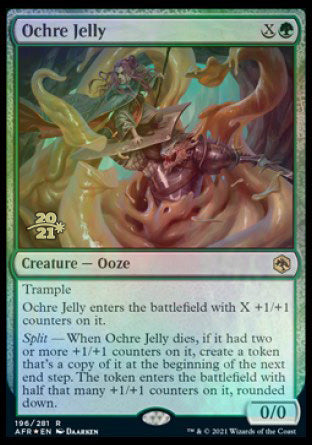 Ochre Jelly [Dungeons & Dragons: Adventures in the Forgotten Realms Prerelease Promos] | Lots Moore NSW