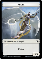 Angel (3) // Demon Double-Sided Token [March of the Machine Commander Tokens] | Lots Moore NSW