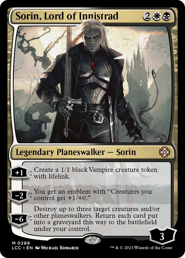 Sorin, Lord of Innistrad [The Lost Caverns of Ixalan Commander] | Lots Moore NSW