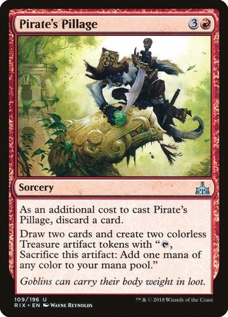 Pirate's Pillage [Rivals of Ixalan] | Lots Moore NSW